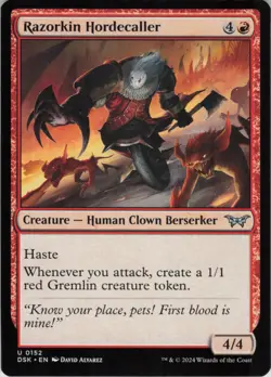 Razorkin Hordecaller U Duskmourn: House of Horror 152 NM MTG - Image 1