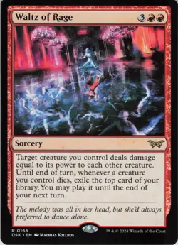 Waltz of Rage R Duskmourn: House of Horror 165 NM MTG - Image 1