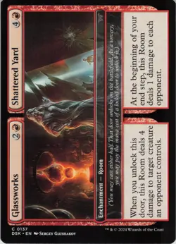 Glassworks // Shattered Yard C Duskmourn: House of Horror 137 NM MTG - Image 1