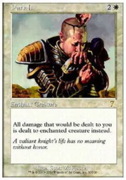 Damaged, English MTG Regular Pariah 7th Edition Magic the Gathering - Image 1