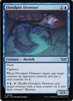 Floodpits Drowner U Duskmourn: House of Horror 59 NM MTG - Image 1