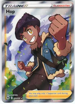 Hop (Full Art) 73/73 Pokemon Champion's Path Holo Ultra Rare NM - Image 1