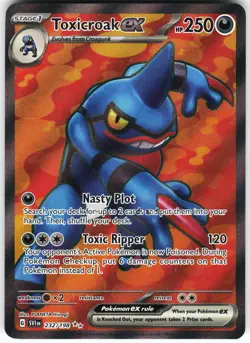 Toxicroak ex - 232/198 Pokemon SV01: Scarlet & Violet Base Set Holo Ultra Rare - Image 1