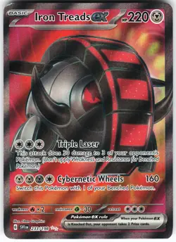 Iron Treads ex - 233/198 Pokemon SV01: Scarlet & Violet Base Set Holo Ultra Rare - Image 1