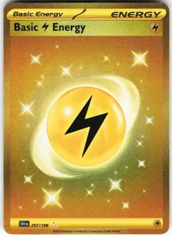 Basic Lightning Energy - 257/198 Pokemon SV01: Scarlet & Violet Base Set Hyper - Image 1