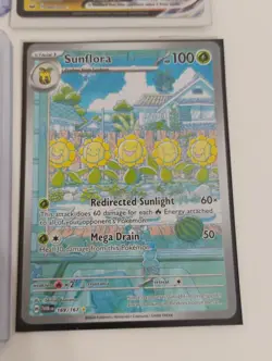Pokemon Sunflora Illustration Rare/SIR/Morpeko VMAX/Full Art Holo Cards - Image 2