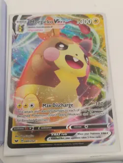 Pokemon Sunflora Illustration Rare/SIR/Morpeko VMAX/Full Art Holo Cards - Image 5