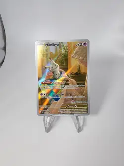 Mimikyu Pokemon Center Stamp SV Black Star Promo SVP EN #075 - Image 1