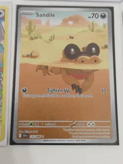 Pokemon Sandile Illustration Rare/Pikachu Promo/Full Art Holo Cards - Image 3