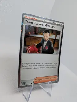 Team Rocket's Giovanni (Cosmos Holo) 174/182 - Pokemon TCG Destined Rivals - NM - Image 2