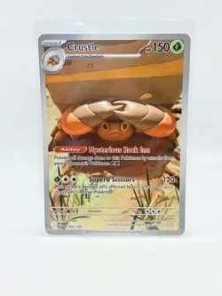2025 Pokemon CRUSTLE #186/182 Destined Rivals DRI EN Illustration Rare Holo ENG - Image 1