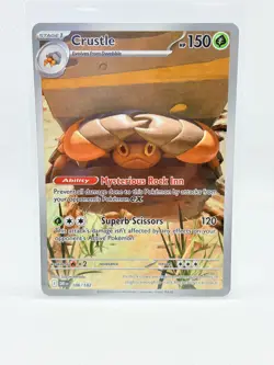 2025 Pokemon CRUSTLE #186/182 Destined Rivals DRI EN Illustration Rare Holo ENG - Image 2
