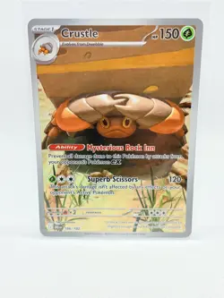 2025 Pokemon CRUSTLE #186/182 Destined Rivals DRI EN Illustration Rare Holo ENG - Image 5