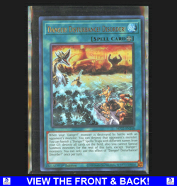 Danger! Disturbance! Disorder! 2020 YuGiOh! 2022 Tin of the Pharaoh's Gods 1st E - Image 1