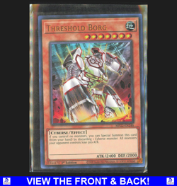 Threshold Borg 2020 YuGiOh! 2022 Tin of the Pharaoh's Gods 1st Edition Holo NM U - Image 1