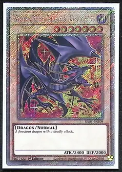 RA04-EN109 Red-Eyes Black Dragon MP24 ART Platinum Secret Rare 1st Editio Yugioh - Image 1