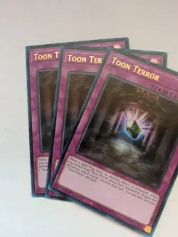 3X Yugioh Toon Terror BLCR-EN069 Ultra Rare 1st Edition NM - Image 1