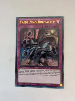 YuGiOh Card - (NM) Yang Zing Brutality GFP2-EN169 - 1st Ed Ultra Rare - Image 1