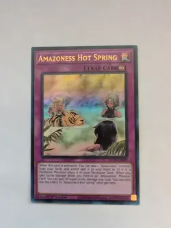 Yugioh! Amazoness Hot Spring - BLCR-EN039 - Ultra Rare - 1st Edition Near Mint, - Image 1