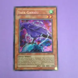 YuGiOh Yata-Garasu LOD-000 - SECRET RARE 1st Edition - Never Played NM/M - Image 4