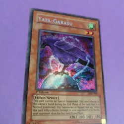 YuGiOh Yata-Garasu LOD-000 - SECRET RARE 1st Edition - Never Played NM/M - Image 5