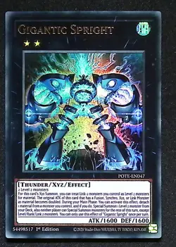Gigantic Spright - POTE-EN047 - Ultra Rare - 1st Edition - Yugioh - Image 1