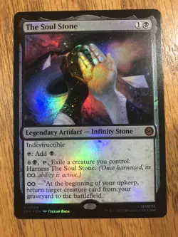The Soul Stone Foil Card #066 - Magic The Gathering - Spider-man Set - Near Mint - Image 1