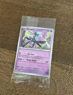 Pokemon Xerneas Card Mega Evolutions Stamp Promo 064/132 Sealed - RARE 🔥 - Image 1