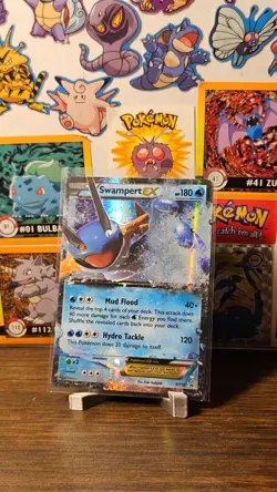 Pokemon TCG English Card XY Promos Swampert EX XY55 Holo - lightly played - Image 1