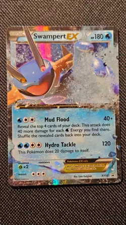 Pokemon TCG English Card XY Promos Swampert EX XY55 Holo - lightly played - Image 2