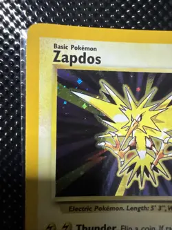 Pokemon TCG Zapdos Holo Card Base Set 2 20/130 LP-NM - Image 5