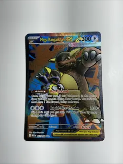Pokemon TCG Mega Kangaskhan EX Mega Evolution Ultra Rare Full Art Card 164/132 - Image 1