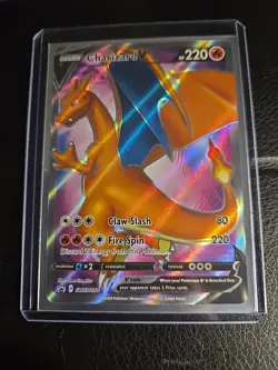 Charizard V SWSH050 - NM Full Art Promo Pokemon Card - Image 1