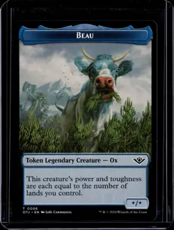 Beau - 6 - Token - OTJ - NM - MTG Magic the Gathering - Image 1