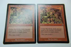 MTG Goblin War Strike x2- -Scourge-Lightly Played - Image 1