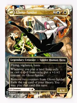 Gwen Stacy (Borderless) 0202 (M) MTG Marvel's Spider-Man (SPM) - Image 2