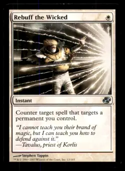 MTG Rebuff the Wicked LP Light Play Planar Chaos [2982] - Image 1