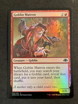 MTG Goblin Matron, NM-Mint, (DMR #123/261) Foil - Image 1