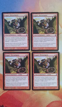 Boggart Shenanigans x4 LP Excellent Lorwyn MTG Magic The Gathering - Image 1