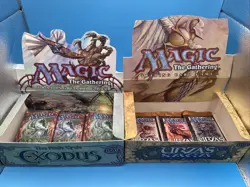 Empty Urzas Saga & Exodus Booster Boxes Mtg & Repacks - Image 1