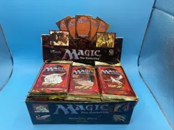 Magic The Gathering 4th Edition Empty Booster Box W. Repacked Boosters - Image 1