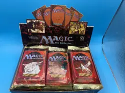 Magic The Gathering 4th Edition Empty Booster Box W. Repacked Boosters - Image 3