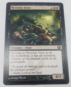Necrotic Ooze #72/249 (NM) Scars of Mirrodin Magic MTG Unplayed - Image 1