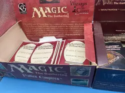 Mtg Chronicles & Fallen Empires Empty Booster Boxes W Repacks For Display - Image 3