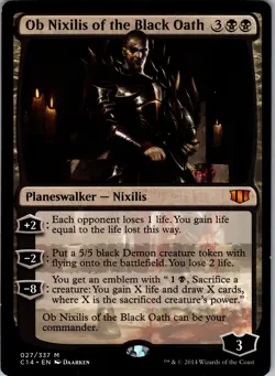 Ob Nixilis of the Black Oath Commander 2014 LP Magic: The Gathering Normal - Image 1