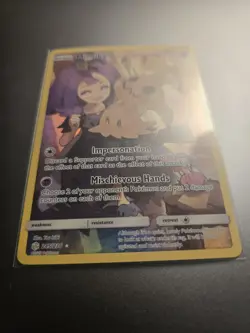 Mimikyu Secret Rare 245/236 SM Cosmic Eclipse Holo Pokemon TCG NM - Image 3