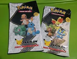2 Pokemon First Partner Pack (2021, Kanto) 25th Anniversary Collection 820650809682 - Image 1
