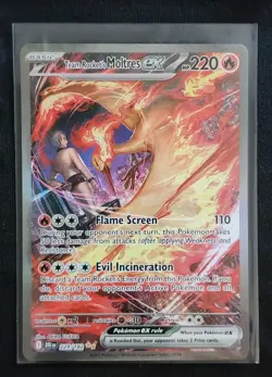 Pokemon Team Rockets Moltres EX #229 Destined Rivals SIR - Image 1
