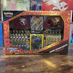 Pokemon TCG Crown Zenith Shiny Zamazenta Premium Figure Collection New Sealed - Image 1