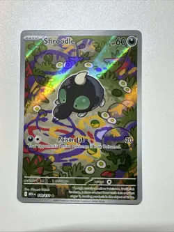 Shroodle 149/132 Pokemon TCG: Mega Evolution Illustration Rare Near Mint (NM) - Image 1